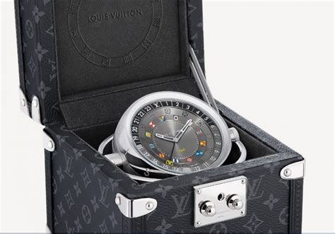 louis vuitton trunk clock.